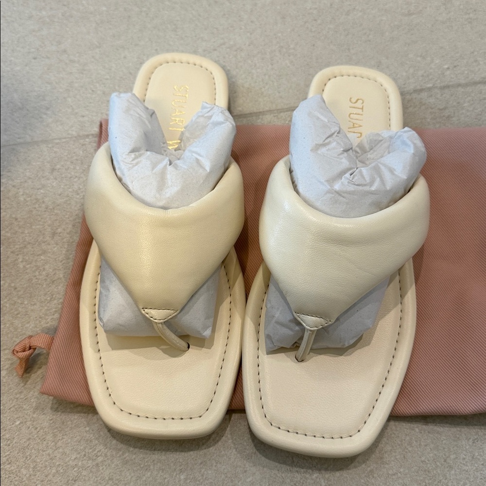 Stuart Weitzman Maui Slip On Flip Flop Sandals. NWT - Picture 11 of 13